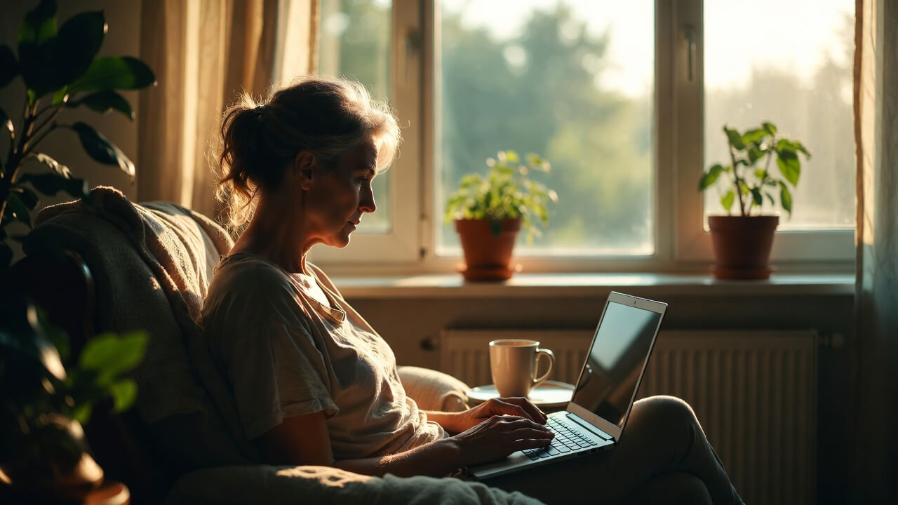 A person reading in a bright, sunlit room — DMW Financial's client resources give you the tools and knowledge to make confident financial decisions